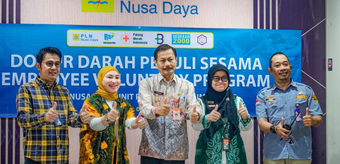 Wartono Tinjau Donor Darah di PLN Nusa Daya, Dukung Ketersediaan Kantong Darah Banjarbaru