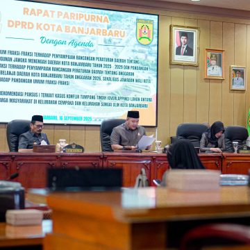 Bahas Arah Pembangunan & Sengketa Lahan, DPRD Banjarbaru Gelar Rapat Paripurna