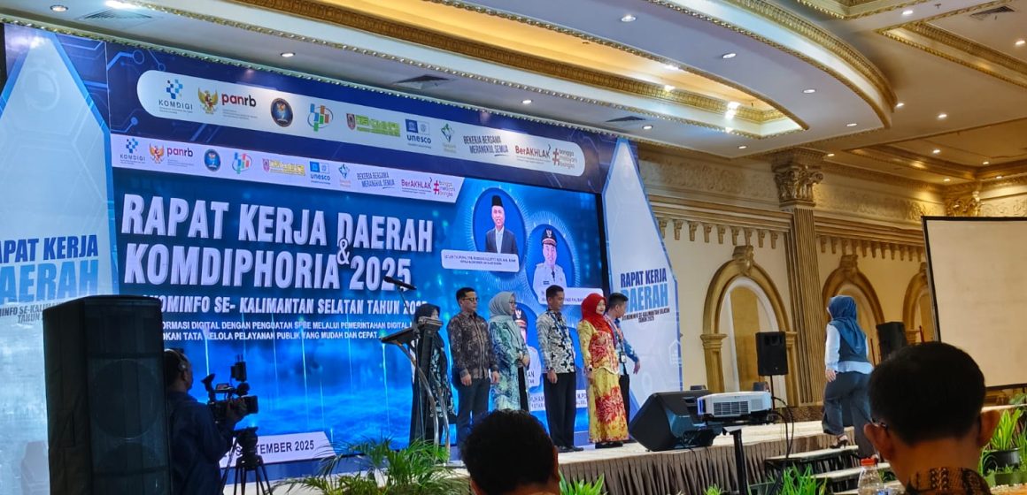 Diskominfo Banjarbaru Raih Penghargaan CSIRT Tercepat pada Ajang Rakerda & Komdiphoria Kalsel