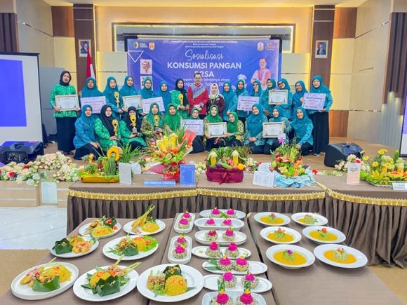 Seru dan Edukatif, DKP3 Banjarbaru Gelar Cooking Class dan Lomba Bucket Sayur dan Buah