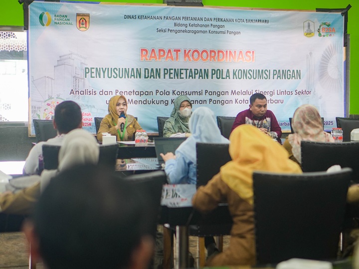 MCB09444bjbtv Kolaborasi Menuju Ketahanan Pangan, Pemkot Banjarbaru Susun Pola Konsumsi Pangan Berbasis Data dan Potensi Lokal.