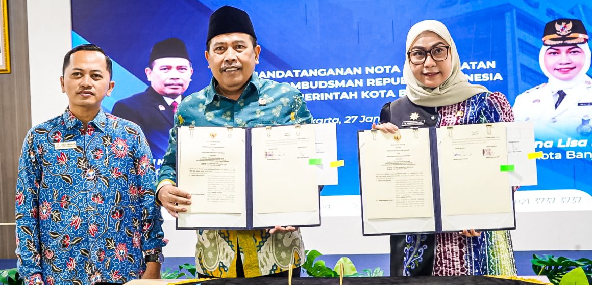 Perkuat Pelayanan Publik, Wali Kota Lisa Teken Kerja Sama Strategis Dengan Ombudsman RI