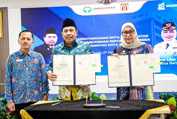 Perkuat Pelayanan Publik, Wali Kota Lisa Teken Kerja Sama Strategis Dengan Ombudsman RI