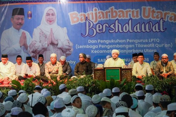 Banjarbaru Utara Bershalawat, Momentum Perkuat Cinta Rasul dan Penguatan Pembinaan Al-Qur’an