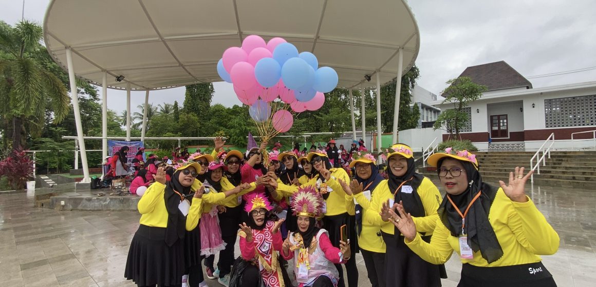 Satu Tahun Menebar Sehat, Bunda Seroja Kian Berkembang Jadi Komunitas Lansia Paling Aktif di Banjarbaru