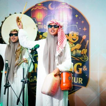 Cahaya Tanglong dan Bagarakan Sahur Hidupkan Malam Banjarbaru