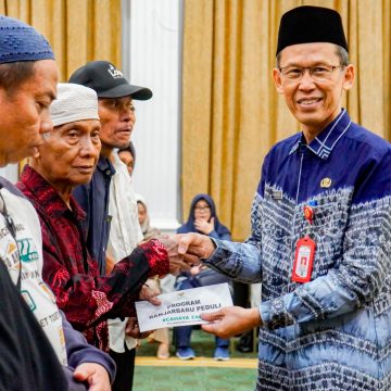 Baznas Banjarbaru Salurkan Santunan Ramadan bagi Mustahik