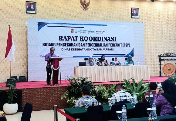 Perkuat Sinergi Lintas Sektor, Dinkes Banjarbaru Gelar Rakor P2P Bahas Penanganan TBC, KLB PD3I, hingga Kanker Leher Rahim