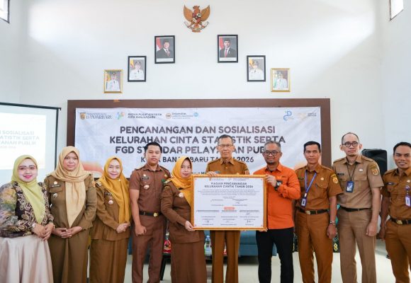 Melek Statistik, Layanan Makin Apik, Kelurahan Guntung Manggis Jadi ‘Kelurahan Cantik’