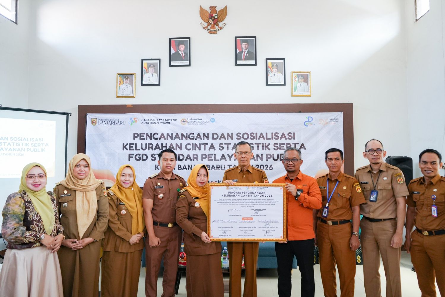 Melek Statistik, Layanan Makin Apik, Kelurahan Guntung Manggis Jadi ‘Kelurahan Cantik’
