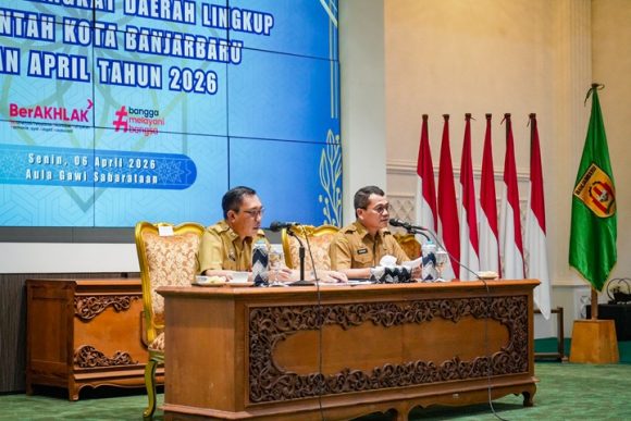 Rakor April Pemko Banjarbaru Soroti Pelayanan Publik, PAD, hingga Pencegahan Kanker Serviks