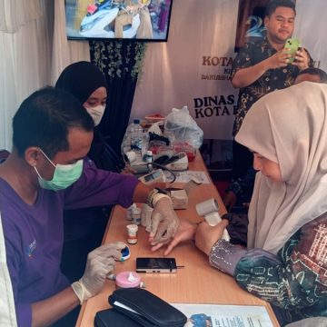 Semarak Hari Jadi Kota Banjarbaru, Dinkes Hadirkan Layanan Cek Kesehatan Gratis di Area Ekspo