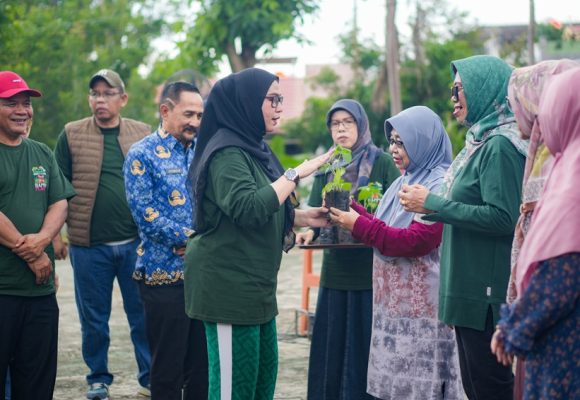 Wali Kota Lisa Halaby Turun Langsung Bagikan Bibit untuk ‘Kartini Hebat’ Banjarbaru