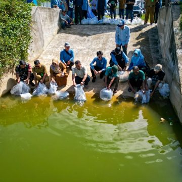 Puluhan Ribu Benih Ikan Dilepas, DPRD dan DKP3 Banjarbaru Bersinergi Jaga Sumber Daya Perairan