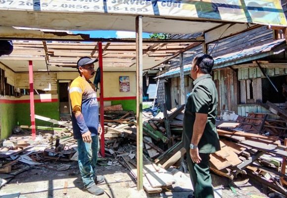Penataan Simpang 4 Sungai Besar Berjalan Mulus, Pedagang Kooperatif Kosongkan Aset Pemko