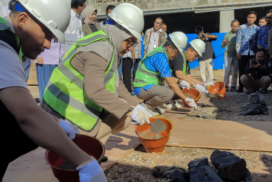 Topang Ekonomi Ibu Kota, Gedung Baru Bank Kalsel Banjarbaru Mulai Dibangun