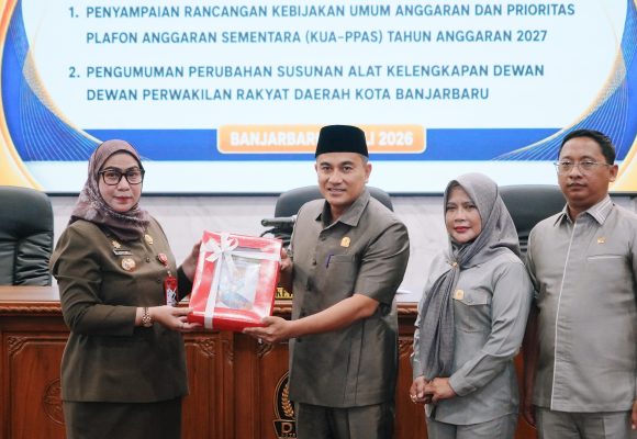 Rapat Paripurna DPRD Banjarbaru Bahas Rancangan KUA-PPAS 2027 dan Perubahan AKD