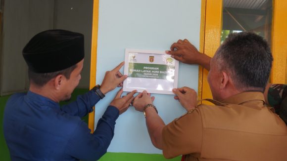 Kolaborasi BAZNAS dan TNI Hadirkan Hunian Nyaman bagi Warga Landasan Ulin