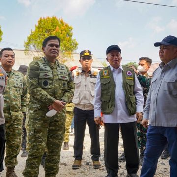 Instruksi Prabowo Gerak Cepat, KSAL Turun Langsung Pastikan Karhutla Banjarbaru Terkendali