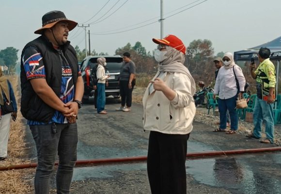 Di Tengah Kepungan Karhutla, Wali Kota Lisa Temui Langsung Relawan dan Beri Dukungan Nyata