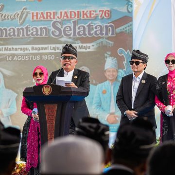 Semarak Hari Jadi ke-76 Kalsel, Wali Kota Lisa Hadiri Puncak Peringatan di Banjarbaru