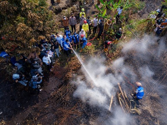 Karhutla Banjarbaru Disorot Menteri LH, Sumur Bor Disiapkan Atasi Sulitnya Air Pemadaman