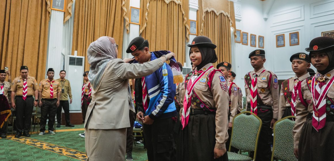 Wali Kota Lisa Lepas Kontingen Jambore Nasional Pramuka XII 2026 Banjarbaru