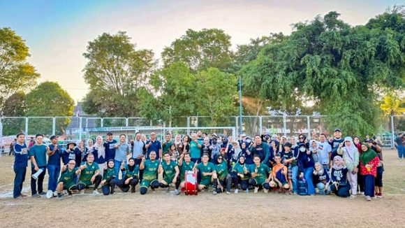 Kompak di Lapangan, BBS Tak Terbendung hingga Juara 1 Sepak Bola Berjalan