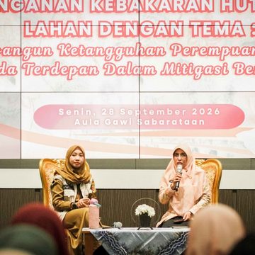 1-1 Perempuan Banjarbaru Ambil Peran Hadapi Karhutla