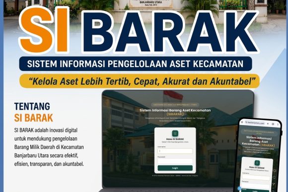 Sibarak Gebrak Banjarbaru Utara! Kelola Aset Daerah Kini Lebih Cepat dan Akurat